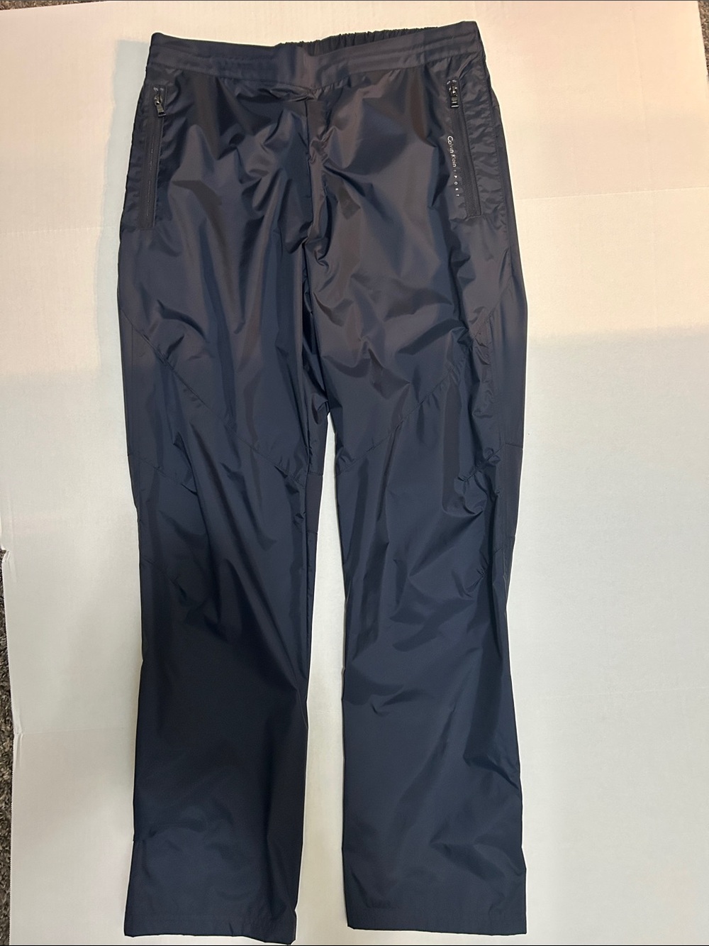 Calvin Klein Blue Men's Waterproof Jogger Shell Pants.  Never worn